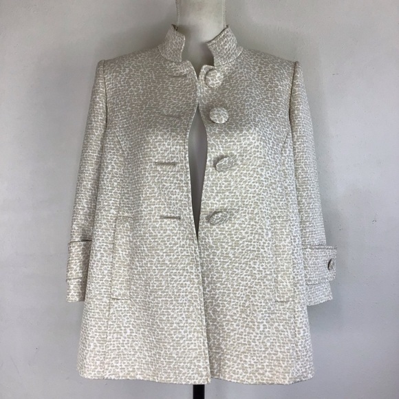 Isabella Demarco Jackets & Blazers - ISABELLA DEMARCO WOMEN ELEGANT CLASSY BRIDGET JUBILEE CREAM TAN JACKET SIZE 8